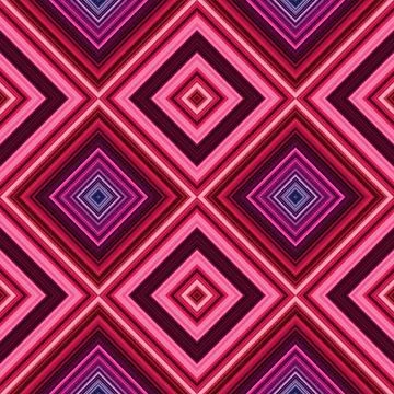Rhombus and square seamless pattern. The pattern is colored diagonal lines Foto stock