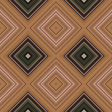 Rhombus and square seamless pattern. The pattern is colored diagonal lines Stock Photos