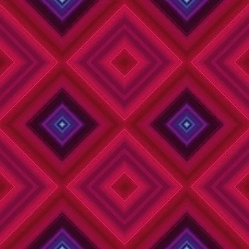 Rhombus and square seamless pattern. The pattern is colored diagonal lines Foto stock
