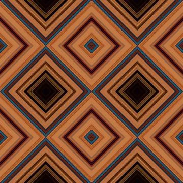 Rhombus and square seamless pattern. The pattern is colored diagonal lines Stock Photos