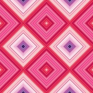 Rhombus and square seamless pattern. The pattern is colored diagonal lines Foto stock