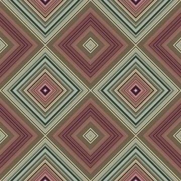 Rhombus and square seamless pattern. The pattern is colored diagonal lines Foto stock