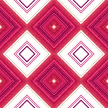 Rhombus and square seamless pattern. The pattern is colored diagonal lines Stock Photos