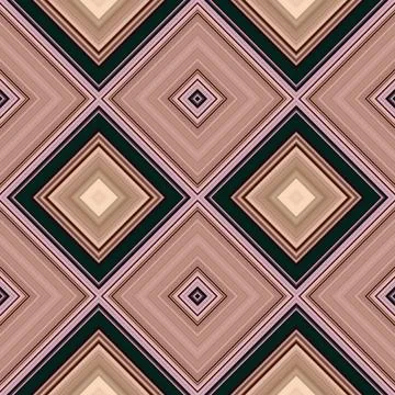 Rhombus and square seamless pattern. The pattern is colored diagonal lines Foto stock