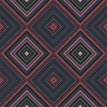 Rhombus and square seamless pattern. The pattern is colored diagonal lines Stock Photos