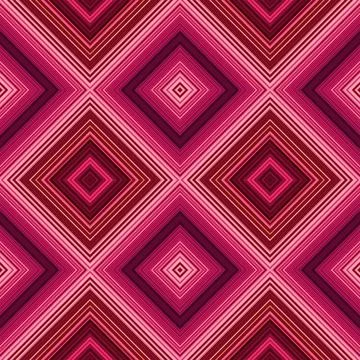 Rhombus and square seamless pattern. The pattern is colored diagonal lines Stock Photos