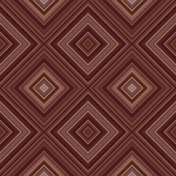 Rhombus and square seamless pattern. The pattern is colored diagonal lines Stock Photos