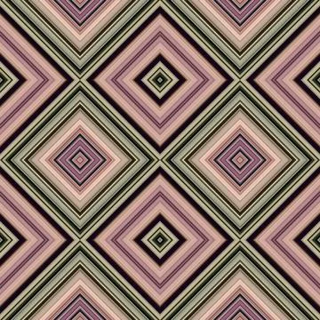Rhombus and square seamless pattern. The pattern is colored diagonal lines Stock Photos