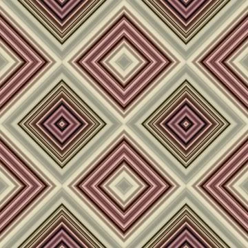 Rhombus and square seamless pattern. The pattern is colored diagonal lines Foto stock