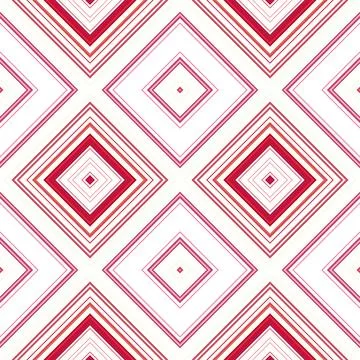 Rhombus and square seamless pattern. The pattern is colored diagonal lines Stock Photos