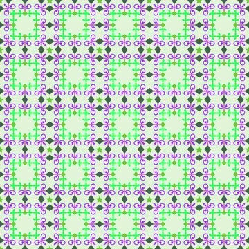 Rhombus and star Illustrazione stock