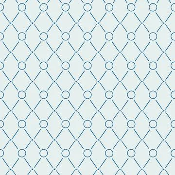Rhombus blue seamless elegant pattern. Cute pastel soft color background. Stock Illustration