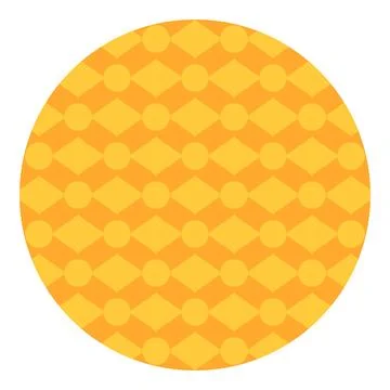 Rhombus dot grid pattern flat vector illustration graphic design element Stock Illustration