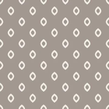 Rhombus dots grey seamless vector pattern. Illustrazione stock