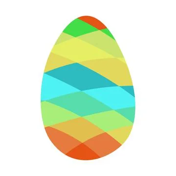 Rhombus egg colored Иллюстрация