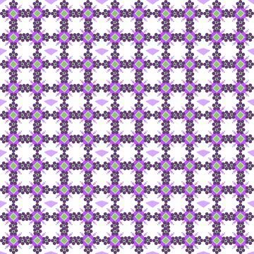 Rhombus flower. Illustrazione stock