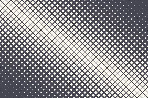 Rhombus Halftone Pattern Vector Geometric Technology Abstract Background Illustrazione stock