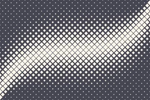 Rhombus Halftone Pattern Vector Geometric Technology Abstract Background Stock Illustration