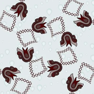 Rhombus mesh Stock Illustration