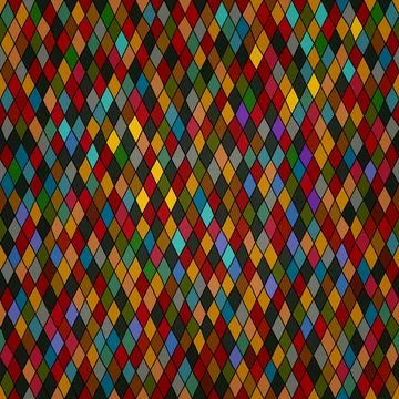 Rhombus pattern Stock Illustration