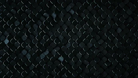Rhombus pattern metallic surface 3D render loopable animation 4k UHD 3840x2160 Stock Footage 94489877