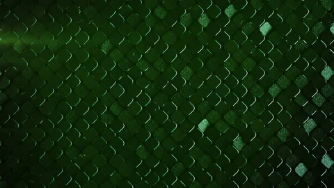 Rhombus pattern metallic surface 3D render loopable animation 4k UHD 3840x2160 Stock Footage 97423143