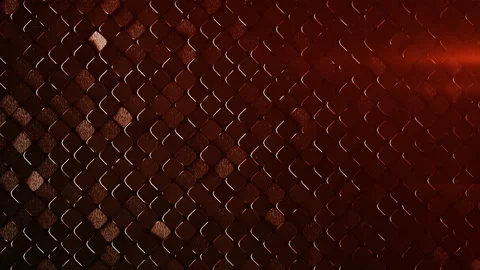 Rhombus pattern metallic surface 3D render loopable animation 4k UHD 3840x2160 Stock Footage 104049823