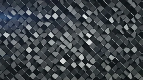 Rhombus pattern surface 3D render loopable animation 4k UHD 3840x2160 Stock Footage 133788926