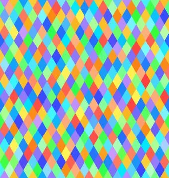 Rhombus pattern. Vector seamless background Stock Illustration