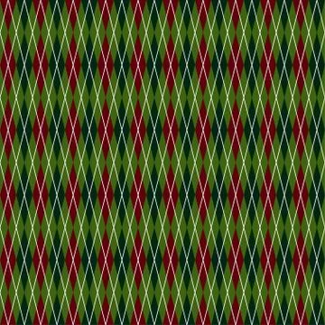Rhombus seamless christmas geometric pattern Stock Illustration
