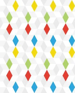 Rhombus seamless pattern Stock Illustration