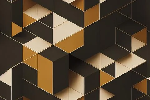 Rhombus seamless pattern texture. 3d rendering Illustrazione stock