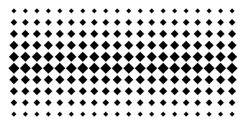 Rhombus Shape Halftone Effect Illustrazione stock