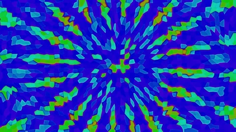 Rhombus shape random effect animation Stock Footage 208590910