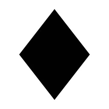 Rhombus shape symbol vector icon for creative graphic design ui element 스톡 일러스트