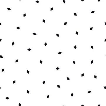 Rhombus simple seamless pattern. White repeatable minimalistic background Illustrazione stock