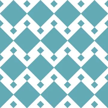 Rhombus square seamless pattern green mint geometric background for decoratio Stock Illustration
