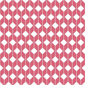 Rhombus square seamless pattern white pink geometric background for textile d イラスト素材