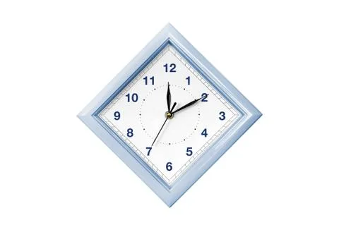 Rhombus wall clock Stock Photos