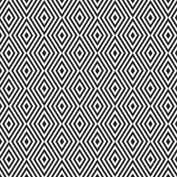 Rhombus zigzag pattern Stock Illustration