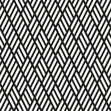 Rhombuses and parallelograms seamless pattern Stock Illustration