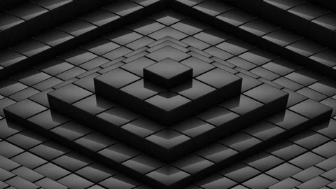 Rhombuses Formed A Wave Video stock 89993317