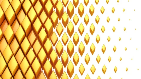 Rhombuses Formed A Wave Stock Footage 90339678