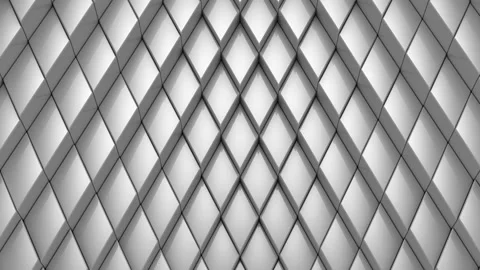 Rhombuses Formed A Wave Stock Footage 90448556