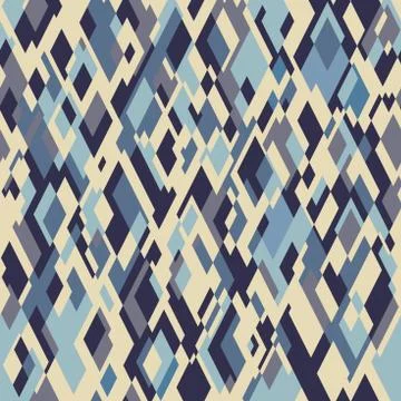 Rhombuses seamless pattern Stock Illustration