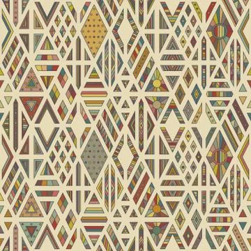 Rhombuses seamless pattern Stock Illustration