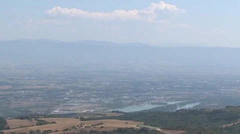 Rhone river Stockbeeldmateriaal 7736640