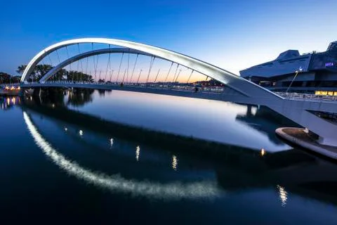 Rhone river, Lyon Stock Photos