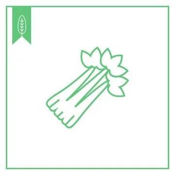 Rhubarb Stock Illustration