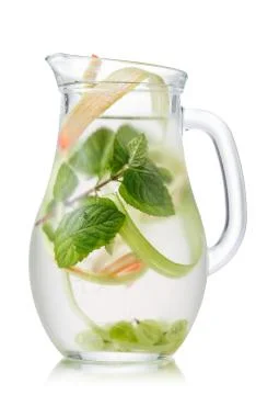 Rhubarb lemonade Foto stock